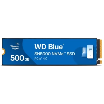 Купить SSD диск WD BLUE SN5000 500GB M.2 2280 NVME PCIe 4.0 x4 (WDS500G4B0E) - фото 1