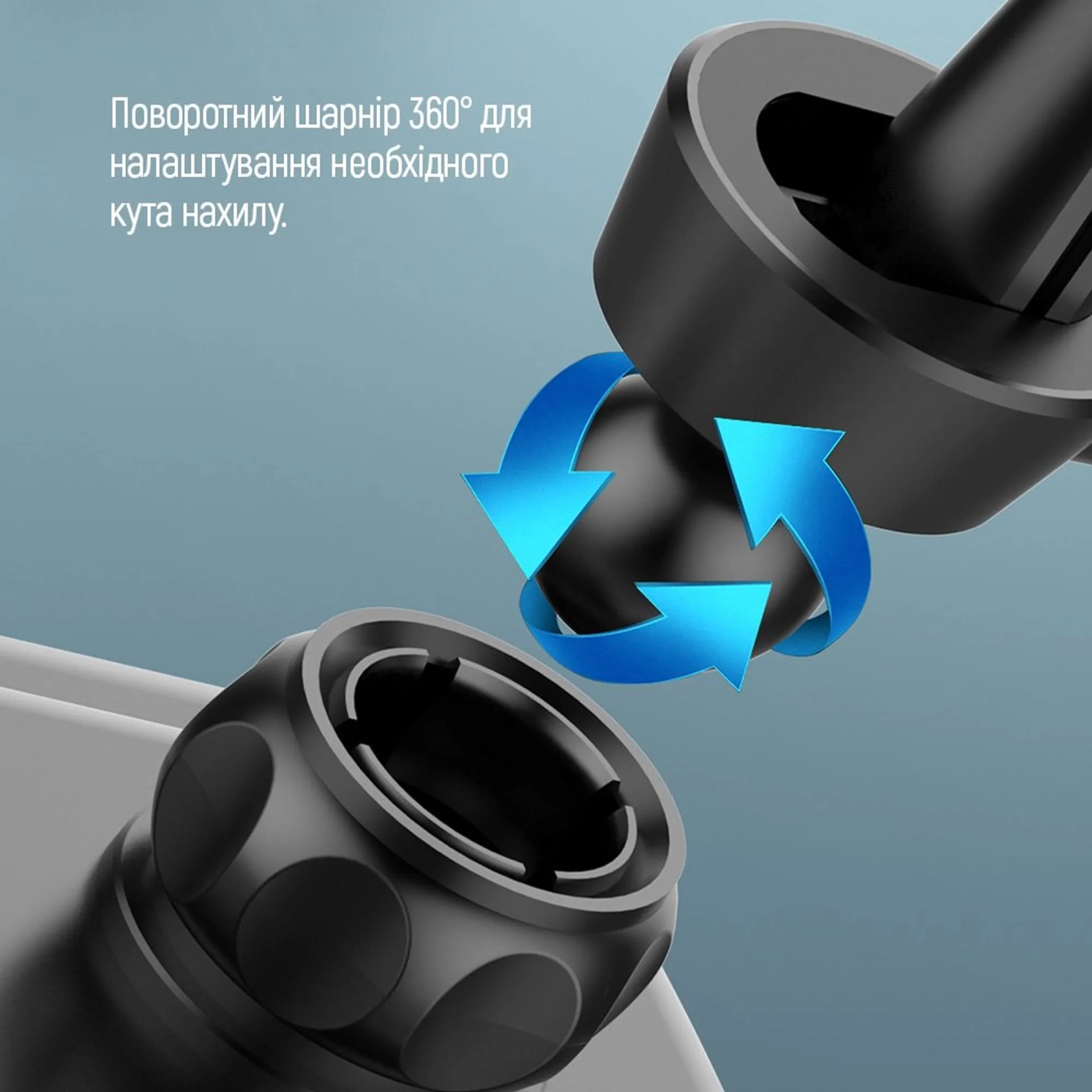 Купить Автодержатель ColorWay Metallic Gravity Holder 3 Black (CW-CHG14-BK) - фото 12