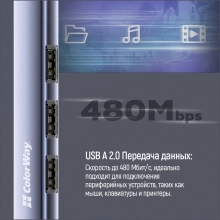 Купить USB-хаб ColorWay CW-HUB04 - фото 12