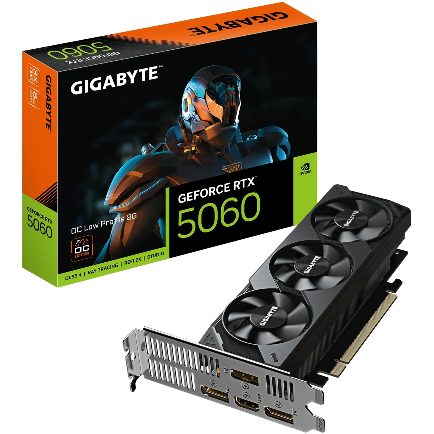 Купить Видеокарта Gigabyte GeForce RTX 5060 OC Low Profile 8G (GV-N5060OC-8GL) - фото 8