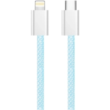 Купити Кабель ColorWay USB-C - Lightning 27W 3A 1m Blue (CW-CBPDCL061-BL) - фото 2