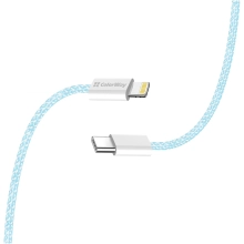 Купити Кабель ColorWay USB-C - Lightning 27W 3A 1m Blue (CW-CBPDCL061-BL) - фото 7