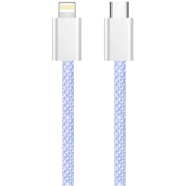 Купить Кабель ColorWay USB-C - Lightning 27W 3A 1m Purple (CW-CBPDCL061-PU) - фото 2