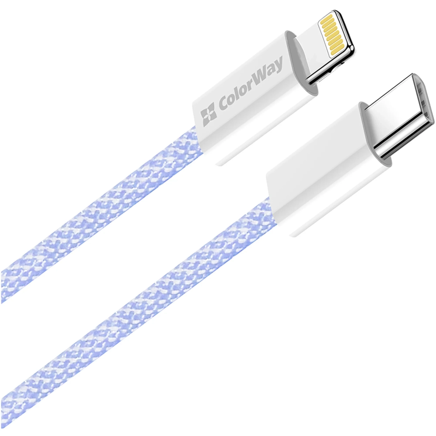 Купить Кабель ColorWay USB-C - Lightning 27W 3A 1m Purple (CW-CBPDCL061-PU) - фото 6