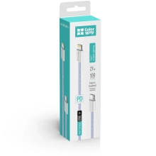 Купить Кабель ColorWay USB-C - Lightning 27W 3A 1m Purple (CW-CBPDCL061-PU) - фото 8