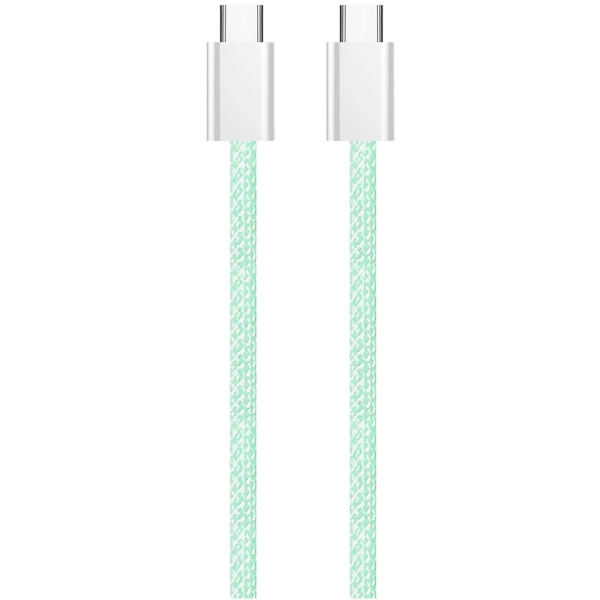 Купить Кабель ColorWay USB-C 60W 3А 1m Green (CW-CBPDCC061-G) - фото 7