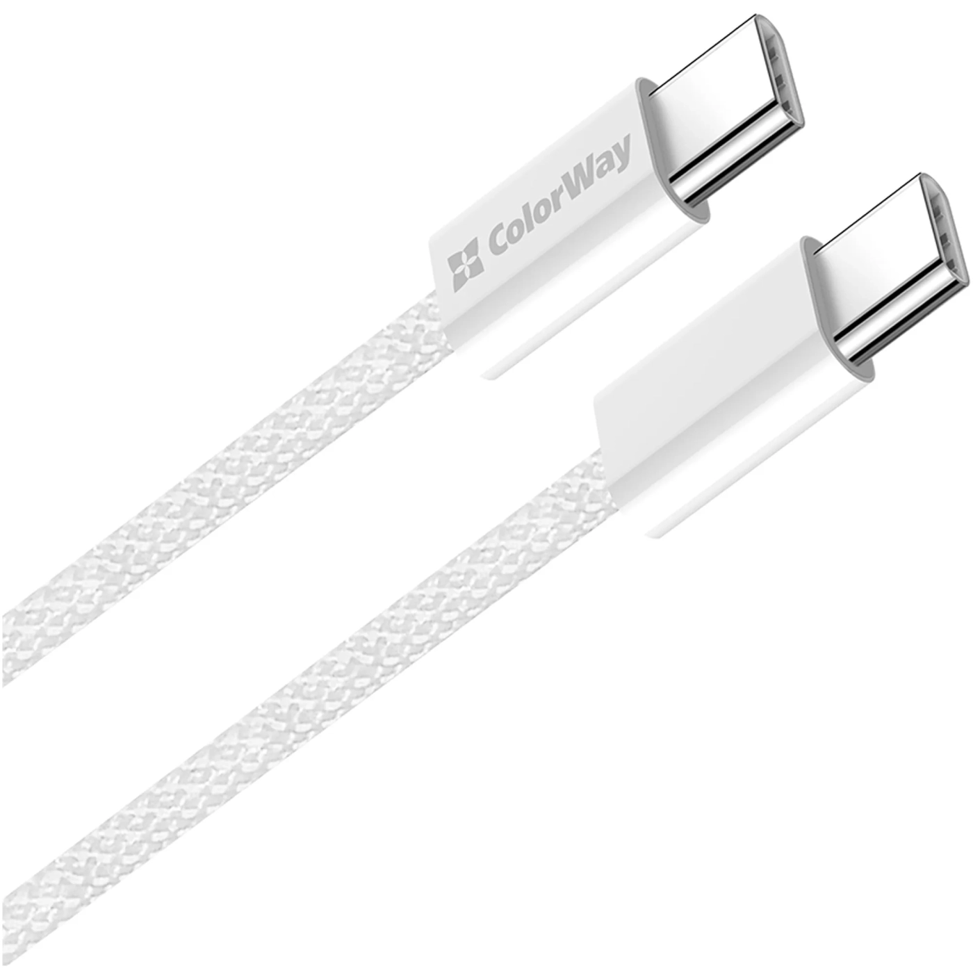 Купить Кабель ColorWay USB-C 60W 3А 1m Grey (CW-CBPDCC061-GR) - фото 3
