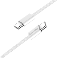 Купить Кабель ColorWay USB-C 60W 3А 1m Grey (CW-CBPDCC061-GR) - фото 4