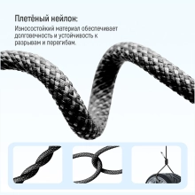 Купить Кабель ColorWay USB-C 60W 3А 1m Black (CW-CBPDCC061-BK) - фото 11