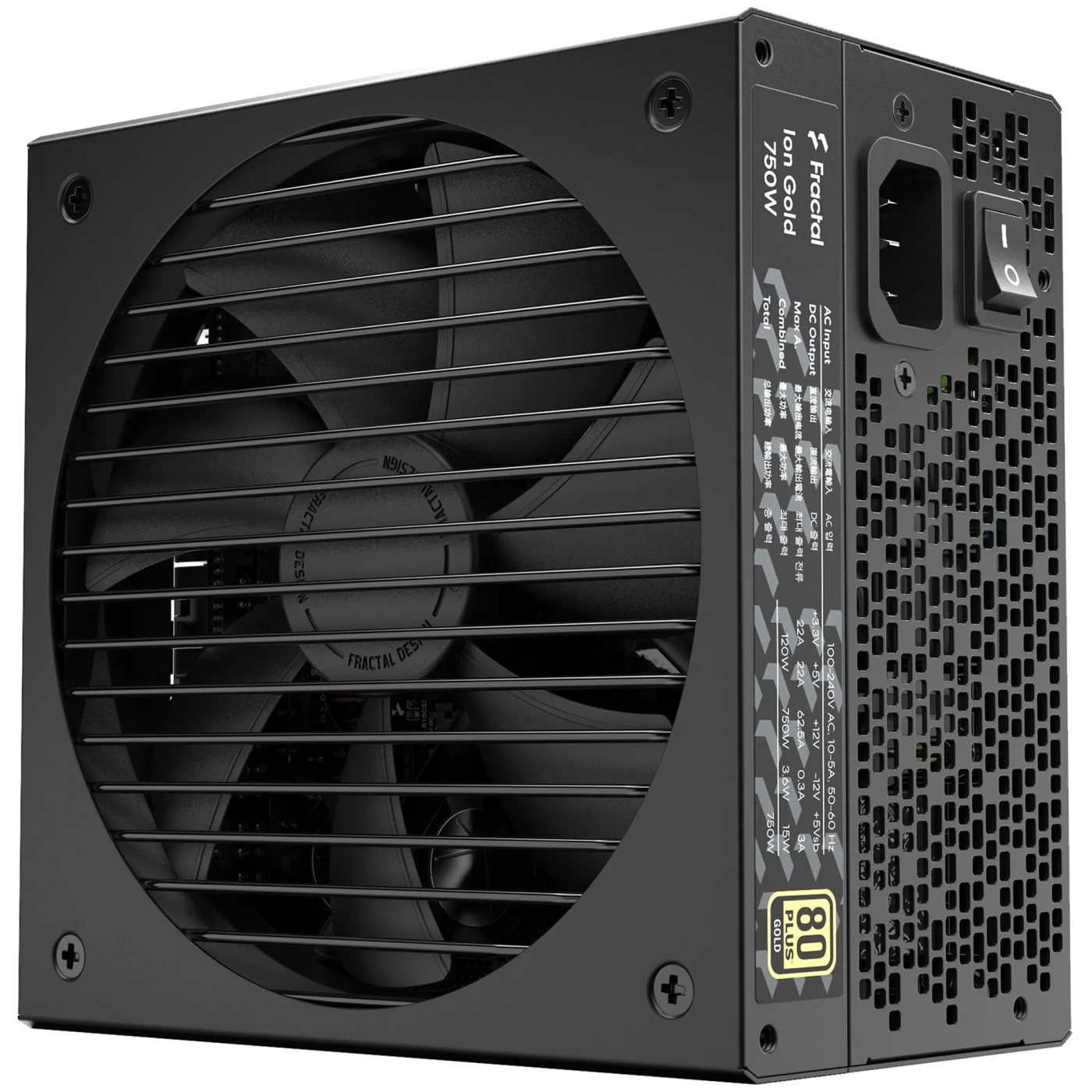 Купить Блок питания Fractal Design 750W Ion Gold (FD-P-IA2G-750-EU) - фото 2