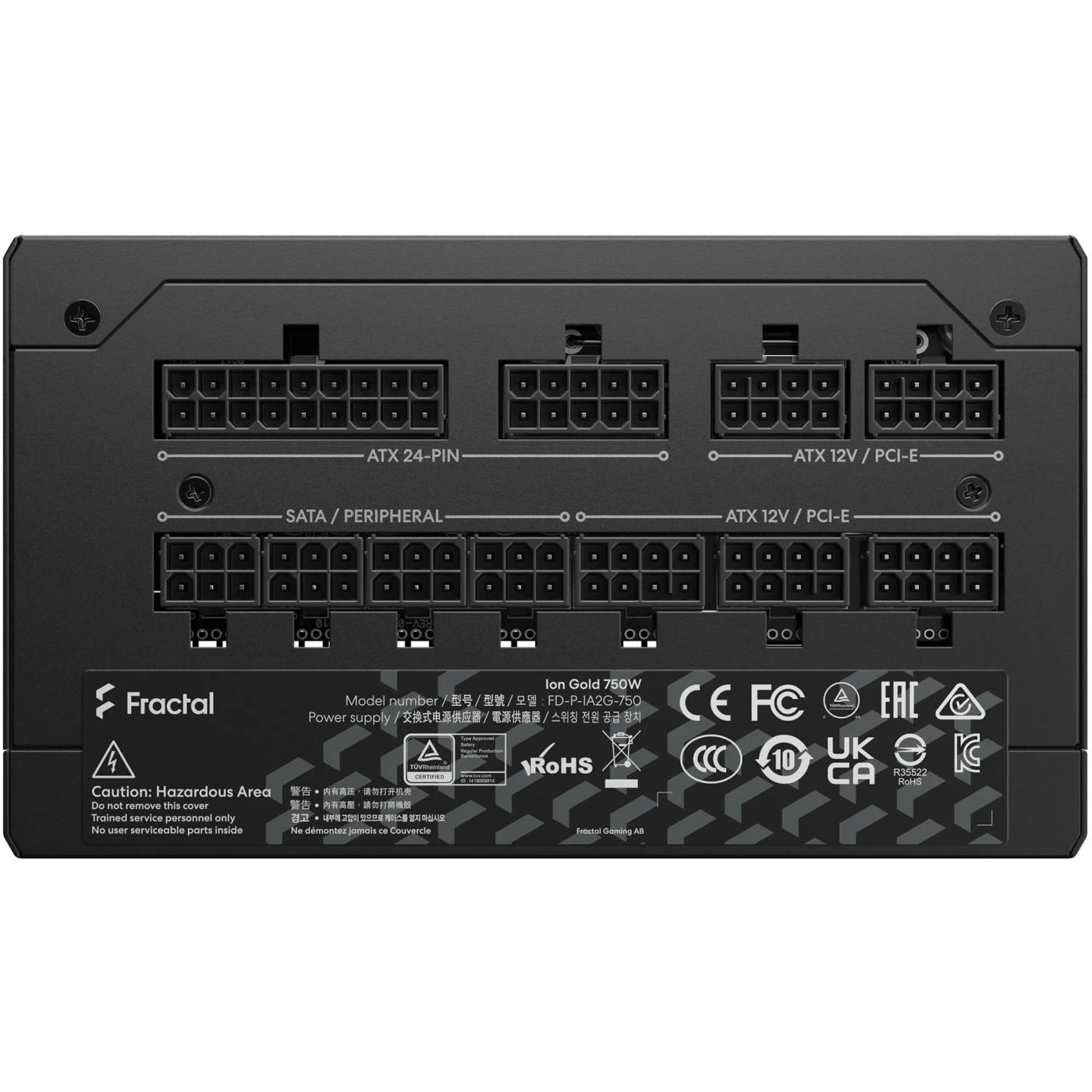 Купить Блок питания Fractal Design 750W Ion Gold (FD-P-IA2G-750-EU) - фото 6