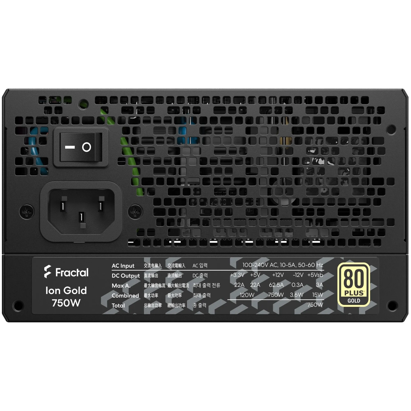 Купить Блок питания Fractal Design 750W Ion Gold (FD-P-IA2G-750-EU) - фото 7