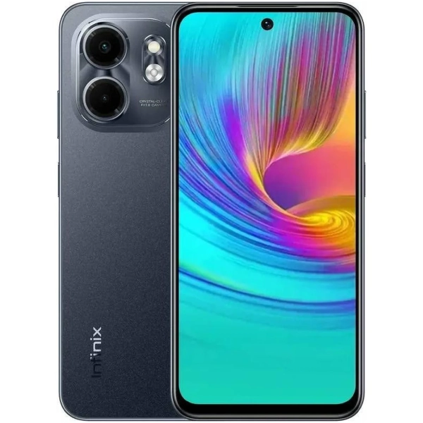 Купить Смартфон Infinix Smart 9 3/64GB X6532 Metallic Black (4894947049859) - фото 1