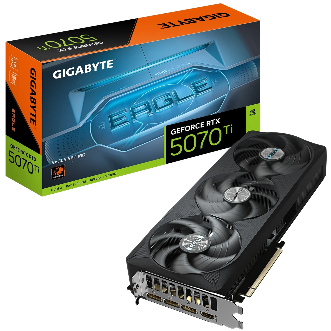 Купити Відеокарта Gigabyte GeForce RTX 5070 Ti Eagle SFF 16G (GV-N507TEAGLE-16GD) - фото 10