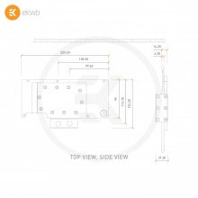 Купить Задняя панель EKWB EK-Quantum Vector RE RTX 3080/3090 Active Backplate D-RGB - Plexi - фото 6