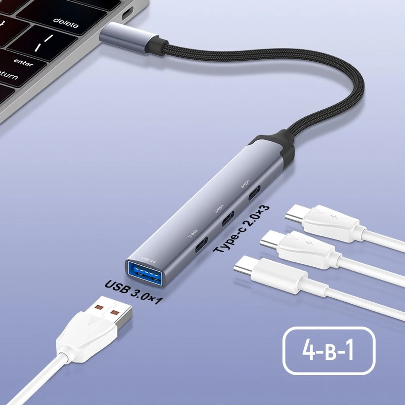 Купить USB-хаб ColorWay CW-HUB07 - фото 7