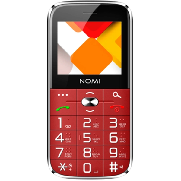 Купить Мобильный телефон Nomi i220 Red - фото 1