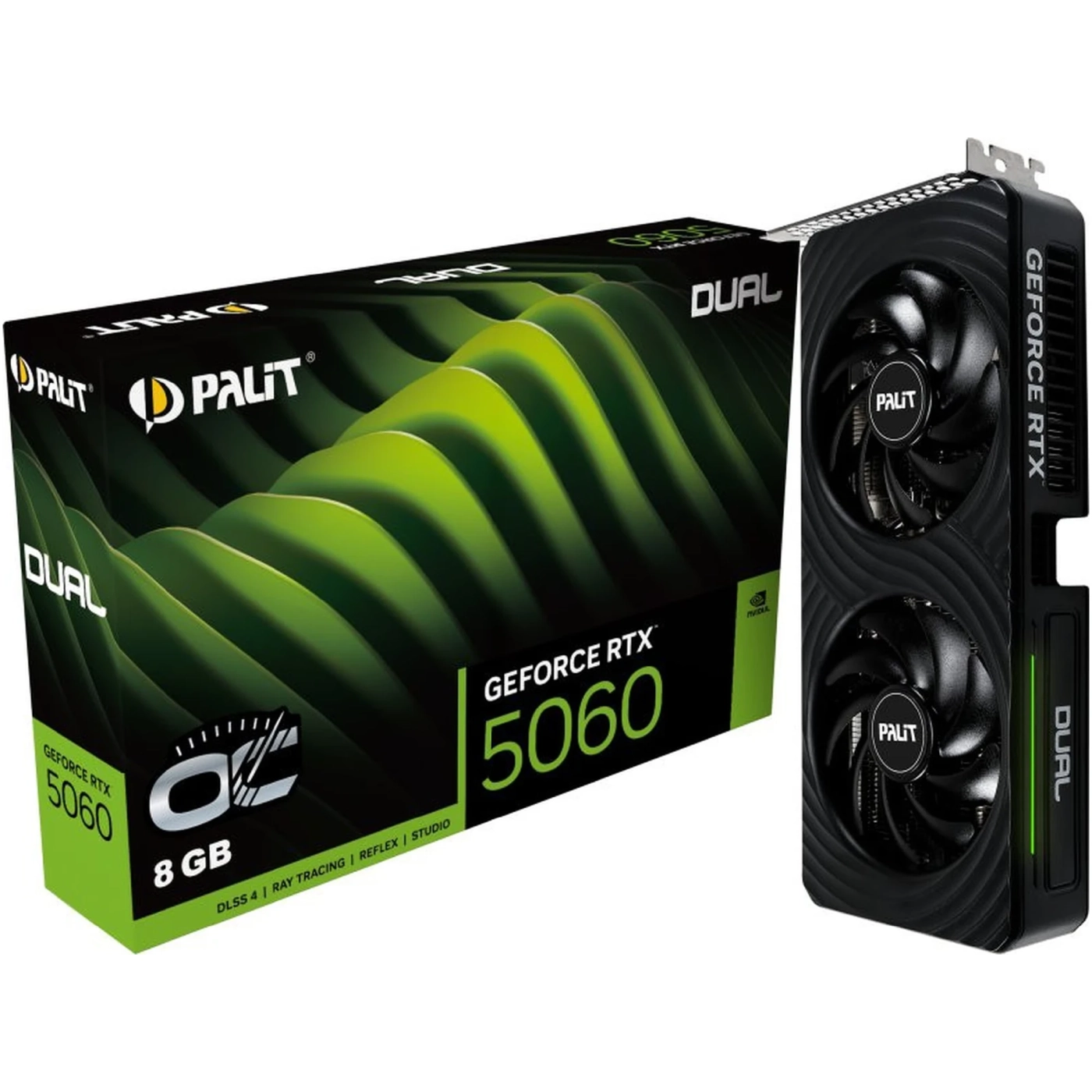 Купити Відеокарта PALIT Nvidia GeForce RTX 5060 Dual OC 8GB (NE75060S19P1-GB2063D) - фото 10