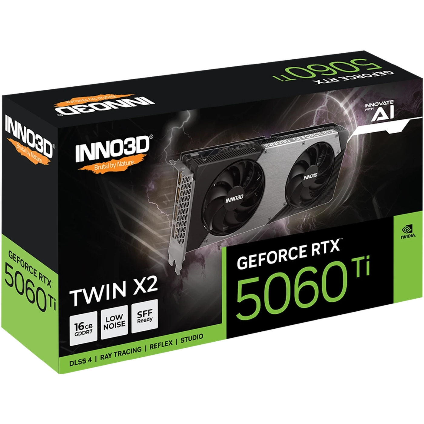 Купить Видеокарта Inno3D Nvidia GeForce RTX 5060 Ti TWIN 2X 16G (N506T2-16D7-191073N) - фото 6