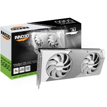 Купить Видеокарта Inno3D Nvidia GeForce RTX 5060 TWIN 2X OC WHITE 8G (N50602-08D7X-195070W) - фото 2