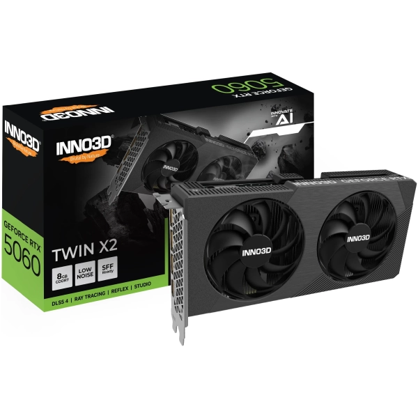 Купить Видеокарта Inno3D Nvidia GeForce RTX 5060 TWIN 2X 8G (N50602-08D7-195071N) - фото 9