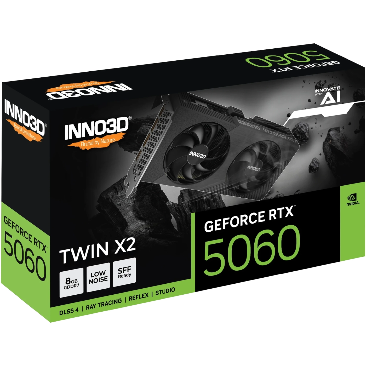 Купить Видеокарта Inno3D Nvidia GeForce RTX 5060 TWIN 2X 8G (N50602-08D7-195071N) - фото 10