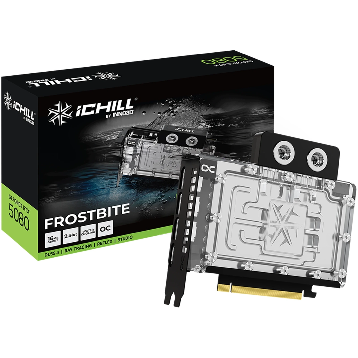 Купити Відеокарта Inno3D Nvidia GeForce RTX 5080 iCHILL FROSTBITE 16GB (C50803-16D7X-1760FB) - фото 4