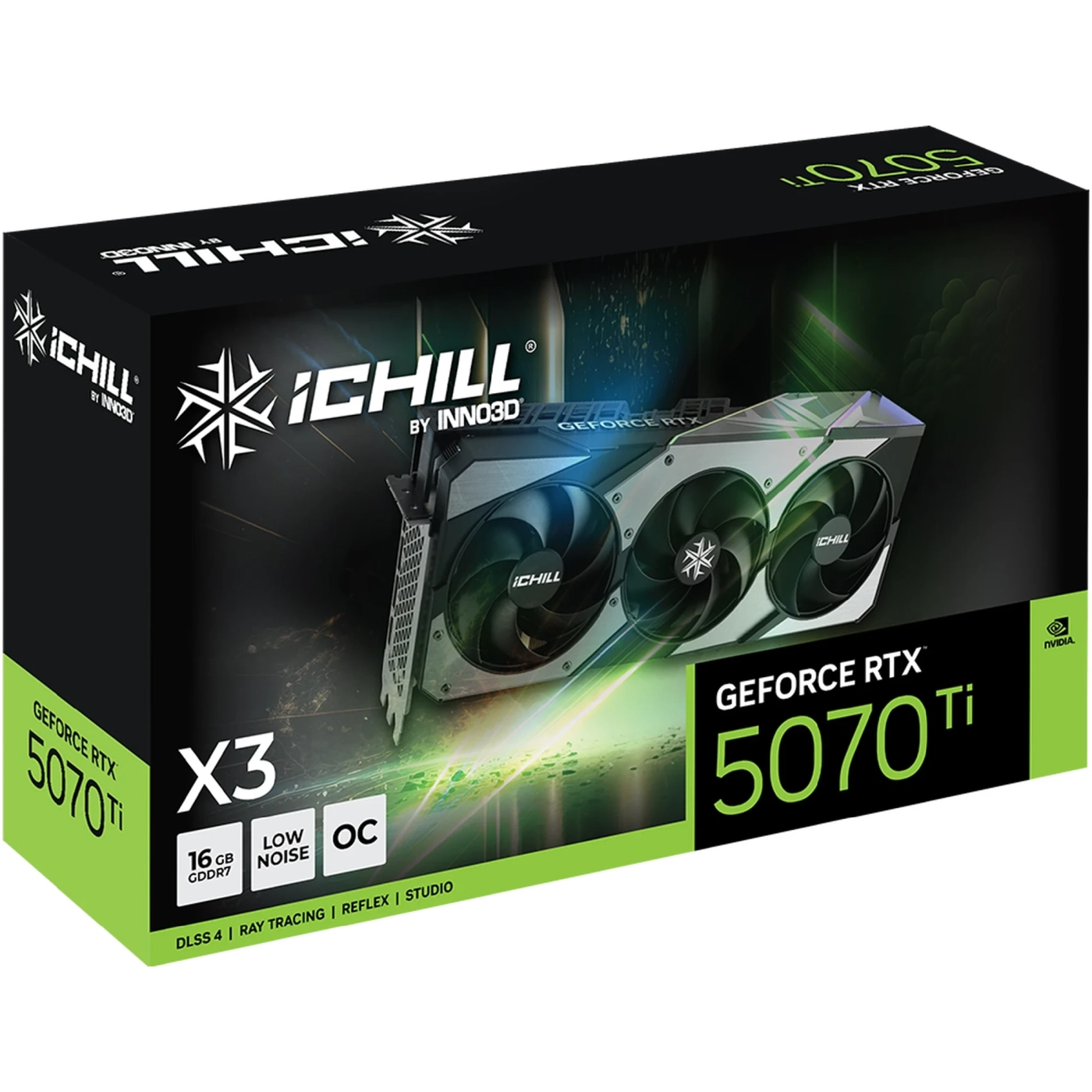 Купить Видеокарта Inno3D Nvidia GeForce RTX 5070 Ti iCHILL X3 16GB (C507T3-16D7X-176069H) - фото 5