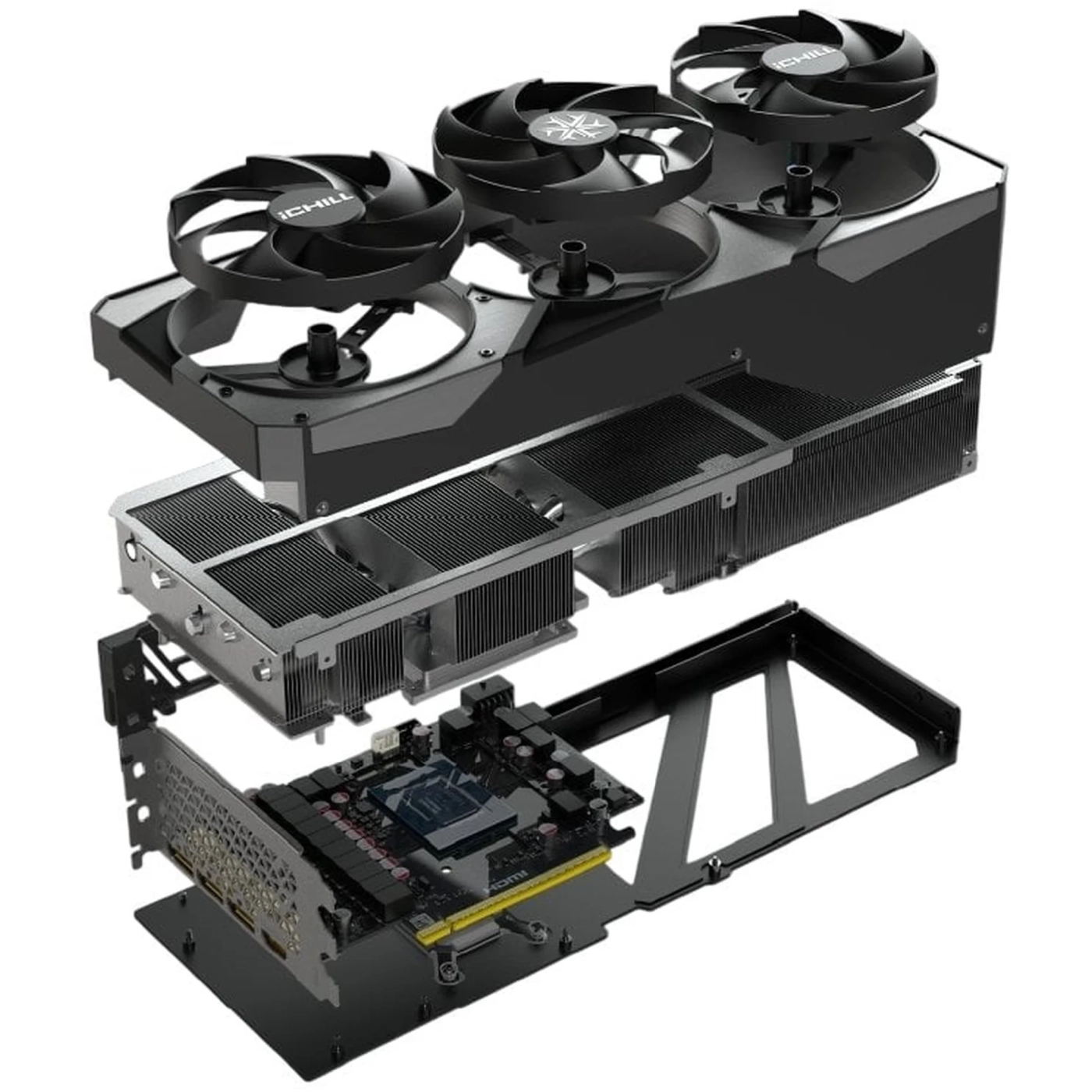 Купить Видеокарта Inno3D Nvidia GeForce RTX 5070 X3 OC 12GB (N50703-12D7X-195064L) - фото 3