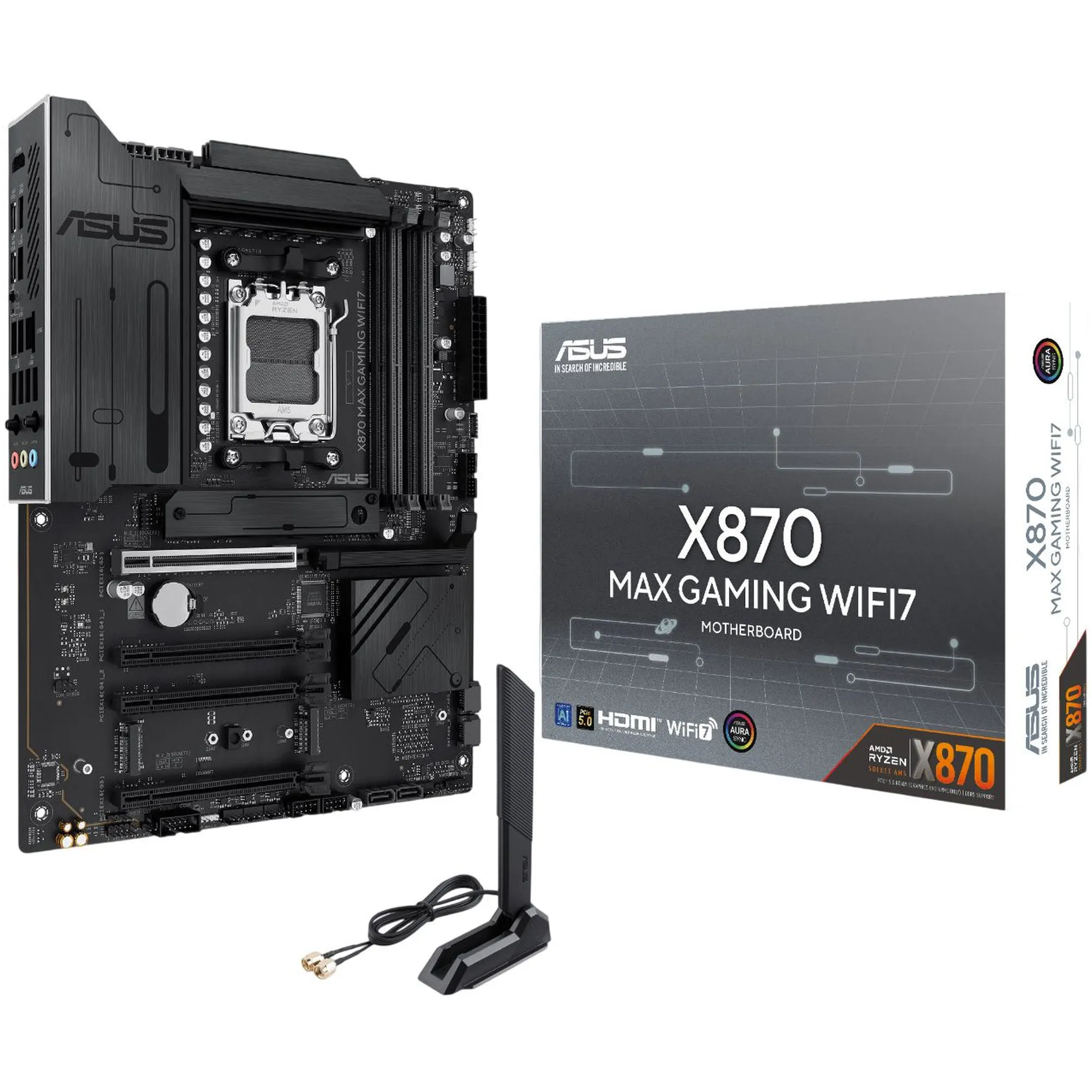 Купити Материнська плата Asus X870 Max Gaming WiFi7 - фото 1