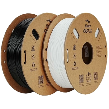 Купити Fast PLA Filament (пластик) для Creality Ender 2x1кг 1.75мм White+Black (3301010395) - фото 1