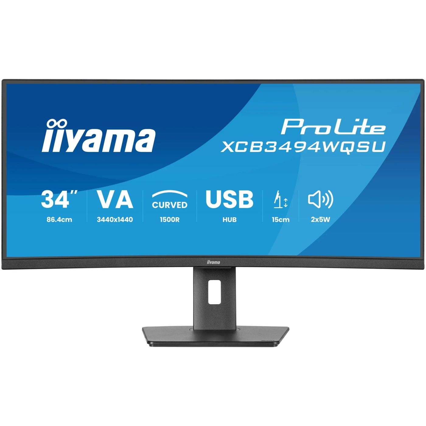Купити Монітор 34" iiyama ProLite XCB3494WQSU-B1 - фото 1
