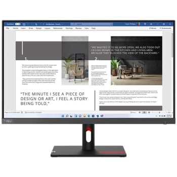 Купить Монитор 27" Lenovo ThinkVision S27i-30 (63DFKAT4UA) - фото 1