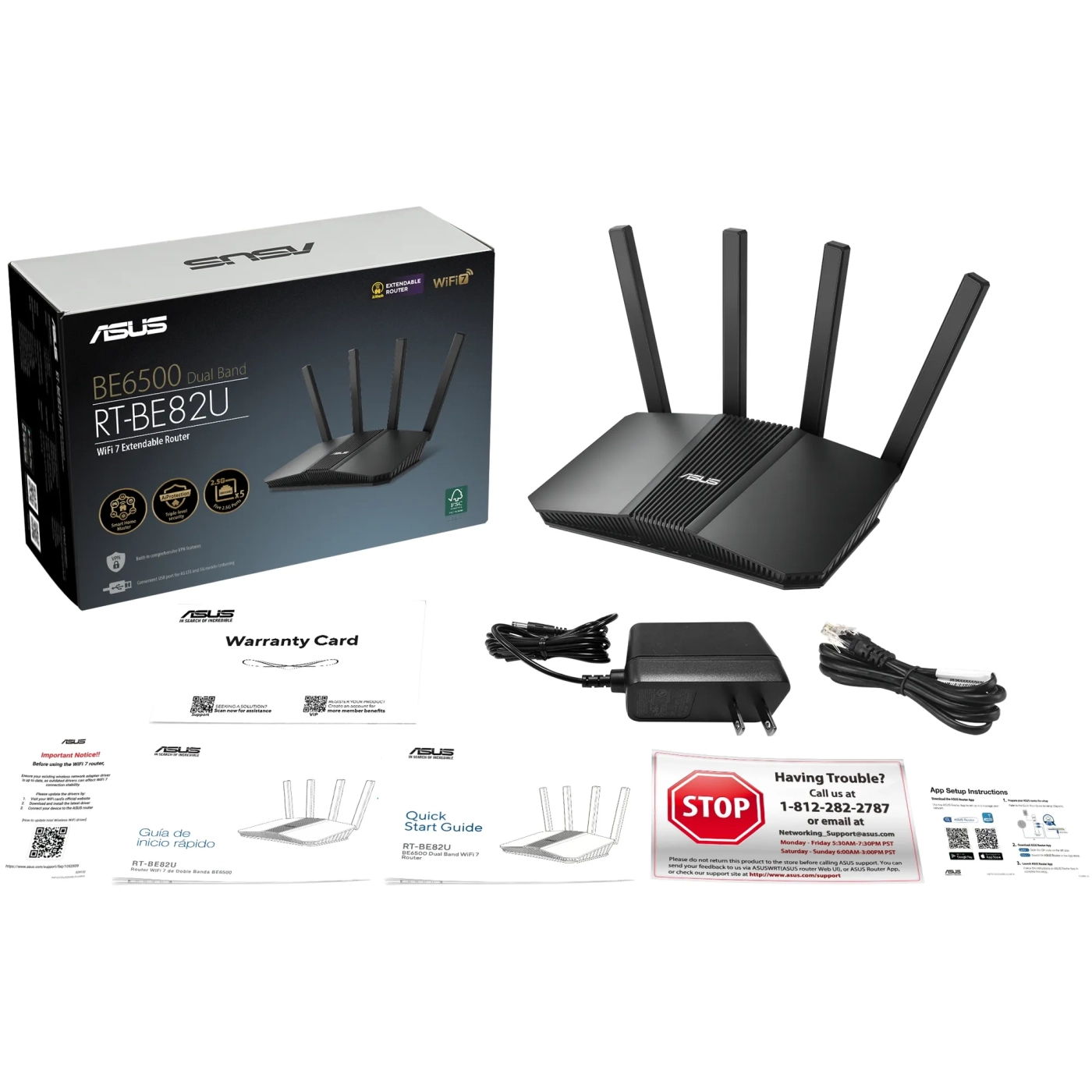 Купить Маршрутизатор Asus RT-BE82U (90IG0990-MO9B00) - фото 5