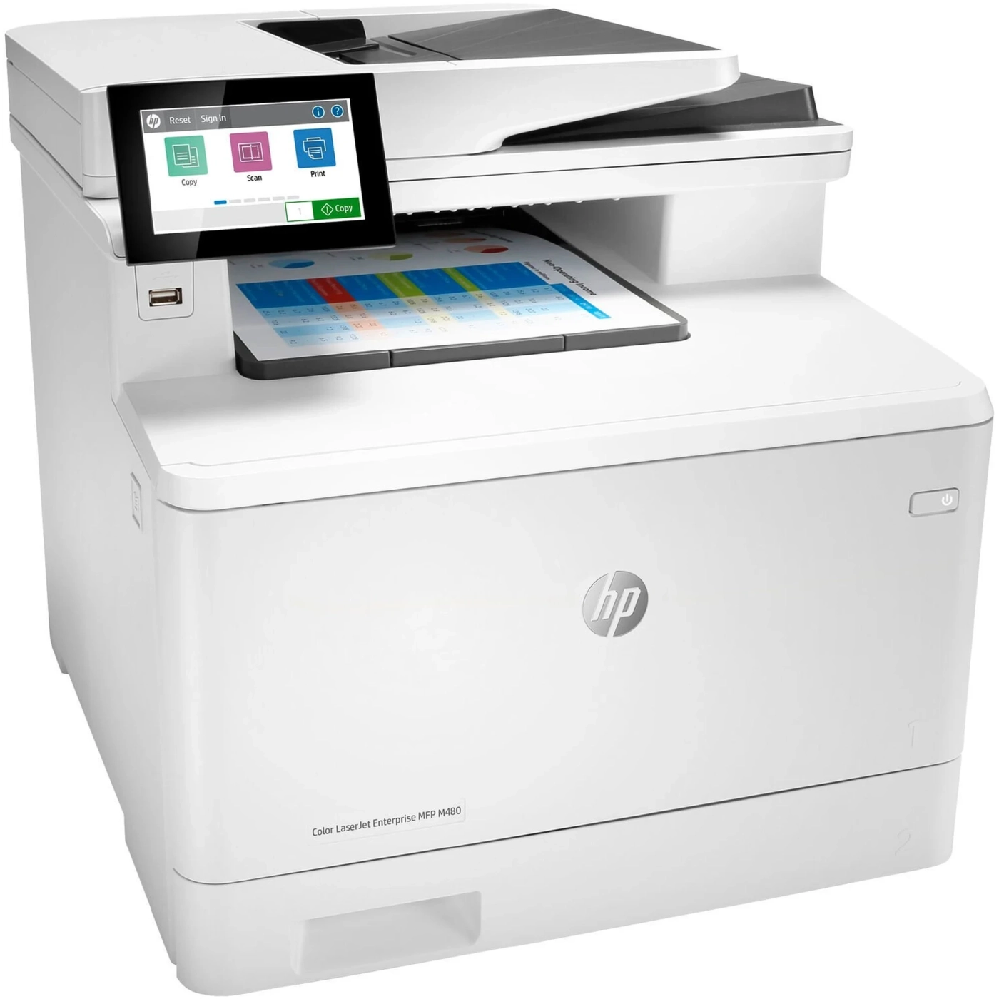 Купити БФП А4 HP Color LaserJet Enterprise M480f (3QA55A) - фото 2