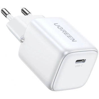 Купить Зарядное устройство Ugreen CD318 Nexode Mini 20W USB-C PD GaN White (15324) - фото 1