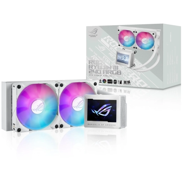 Купить Система водяного охлаждения Asus ROG Ryujin III 240 ARGB White (90RC00K2-M0UAY0) - фото 7