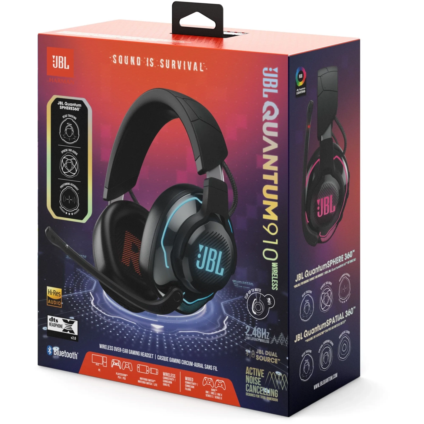 Купити Навушники JBL Quantum 910 Wireless Black (JBLQ910WLBLK) - фото 13