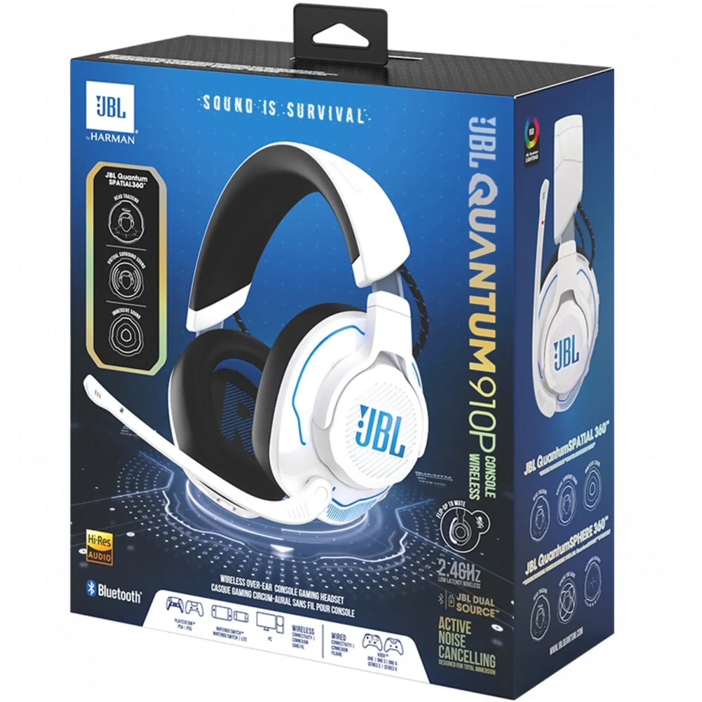 Купити Навушники JBL Quantum 910P Wireless for PS White (JBLQ910PWLWHTBLU) - фото 14
