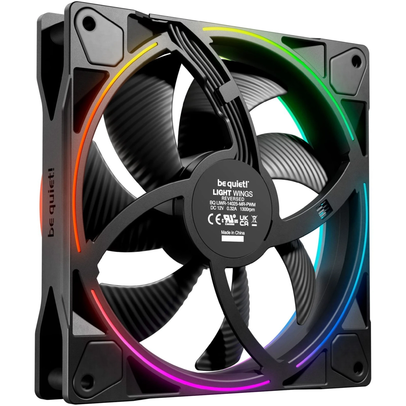 Купити Вентилятор be quiet! Light Wings 140mm PWM Reverse Black (BL134) - фото 2