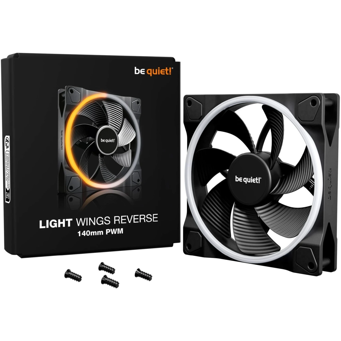 Купити Вентилятор be quiet! Light Wings 140mm PWM Reverse Black (BL134) - фото 5
