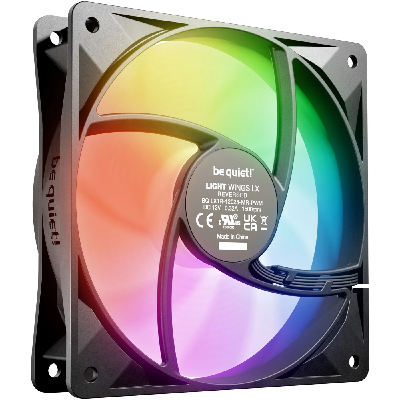 Купити Вентилятор be quiet! Light Wings LX 120mm PWM Reverse Black (BL132) - фото 2