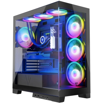 Купить Корпус Modecom Volcano Space Apex ARGB Midi Black (AT-SPACE-PG-10-000000-000) - фото 1