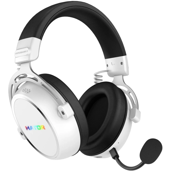 Купити Навушники Hator Hypergang 3 Wireless White (ESH56) - фото 1