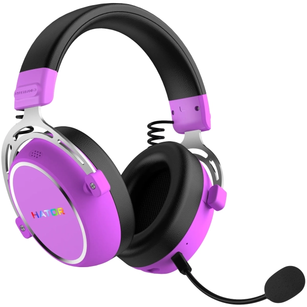 Купити Навушники Hator Hypergang 3 Wireless Cyber Violet (ESH52) - фото 1