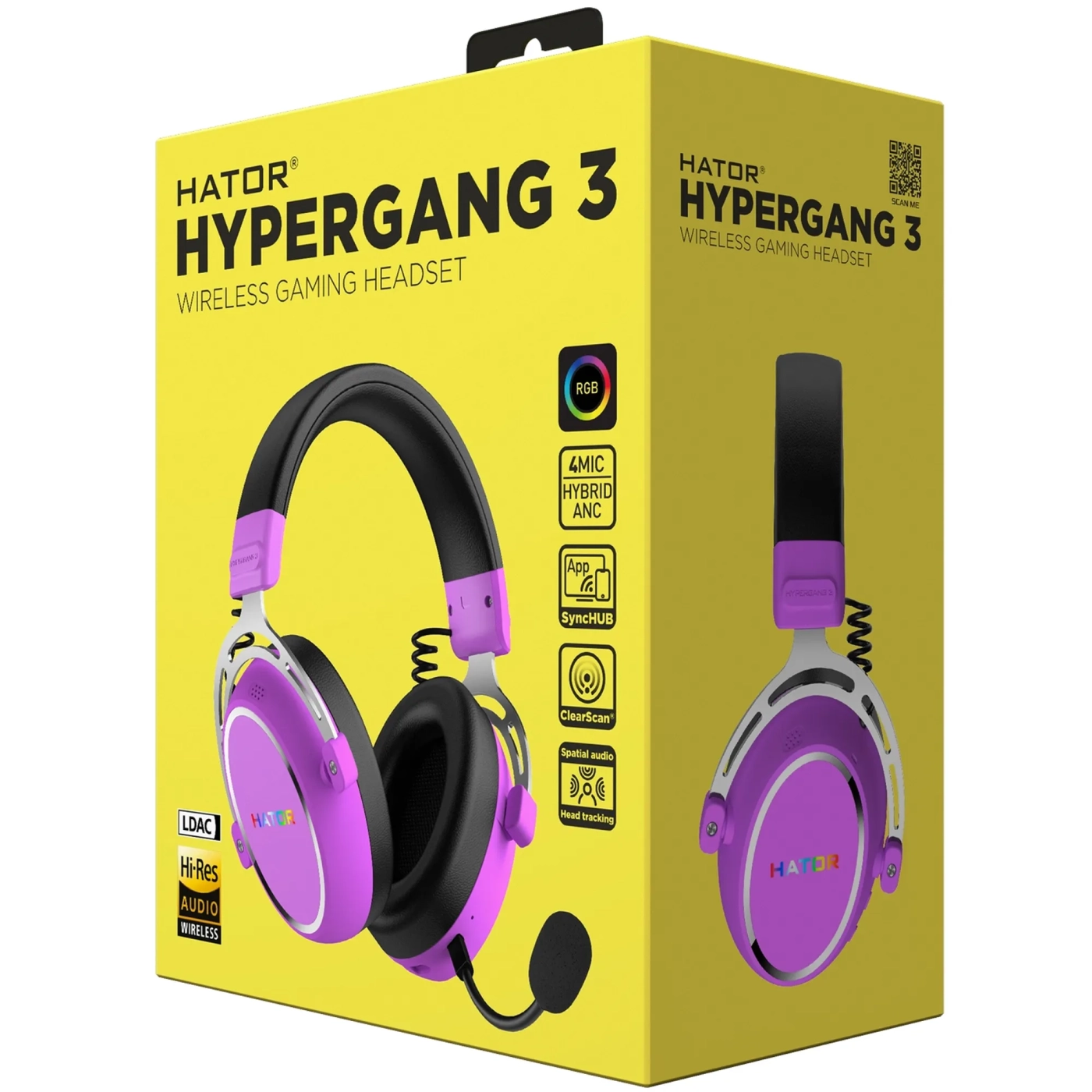 Купити Навушники Hator Hypergang 3 Wireless Cyber Violet (ESH52) - фото 6