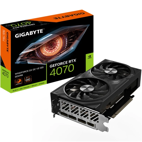 Купить Видеокарта Gigabyte GeForce RTX 4070 WindForce OC v2 12G (GV-N4070WF2OCV2-12GD) - фото 8