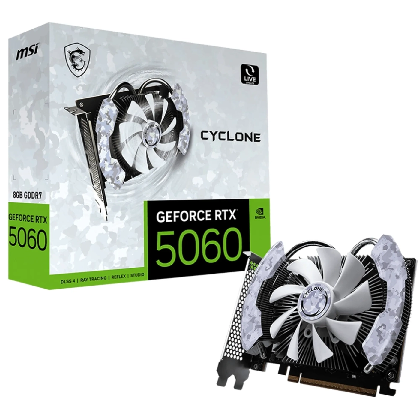 Купить Видеокарта MSI GeForce RTX 5060 8G Cyclone (G5060-8C) - фото 5
