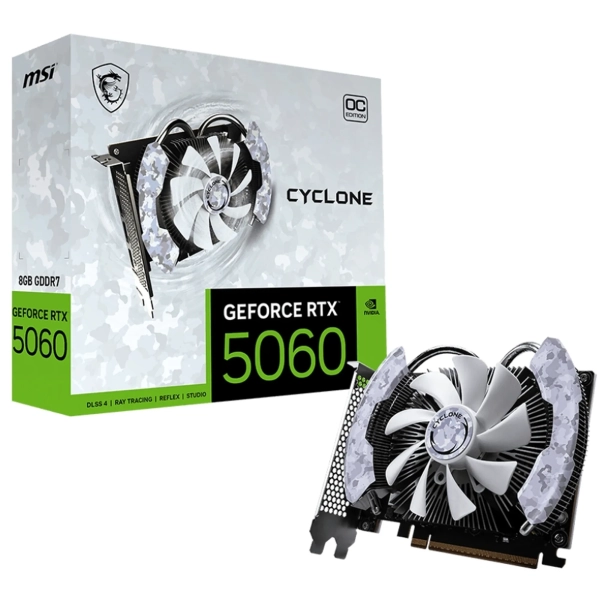 Купить Видеокарта MSI GeForce RTX 5060 8G Cyclone OC (G5060-8CC) - фото 5