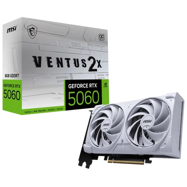 Купить Видеокарта MSI GeForce RTX 5060 8G Ventus 2X OC White (G5060-8V2CW) - фото 5